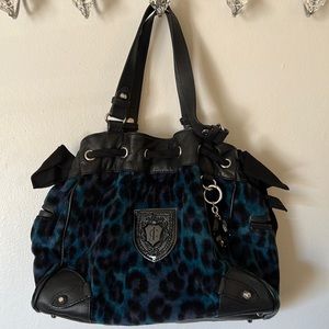 Blue leopard Juicy couture bag